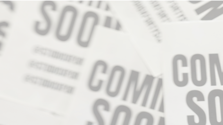 Coming soon page Studio Fortysix